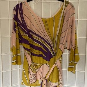 Moth Anthropologie tie-waist sweater